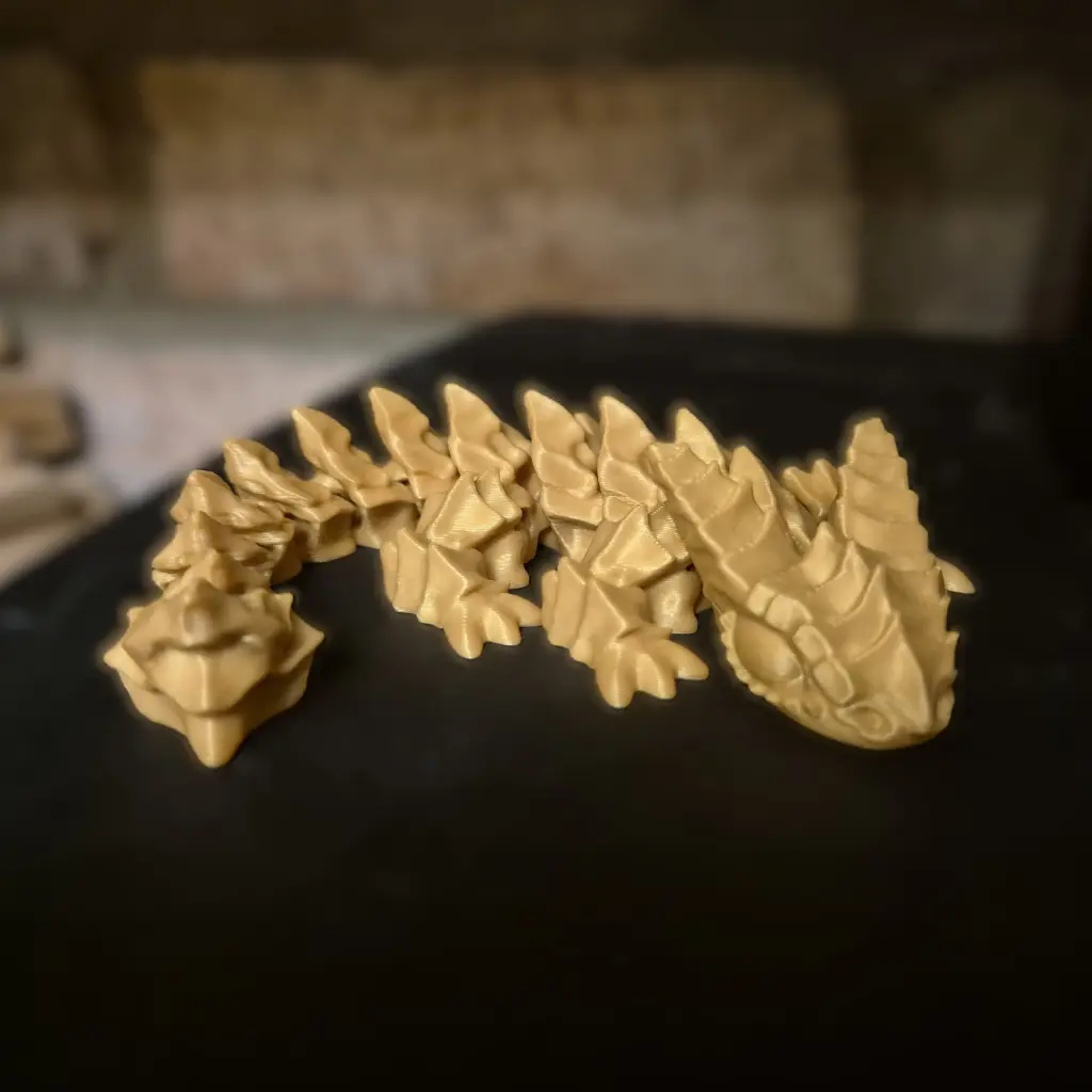 Aethercoil Dragon (Gold)